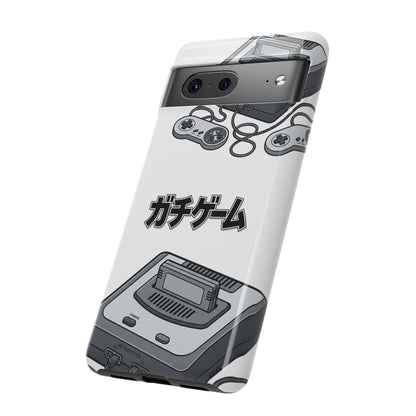 Retro Console Phone Case — Japanese "ガチゲーム" Gamer Design