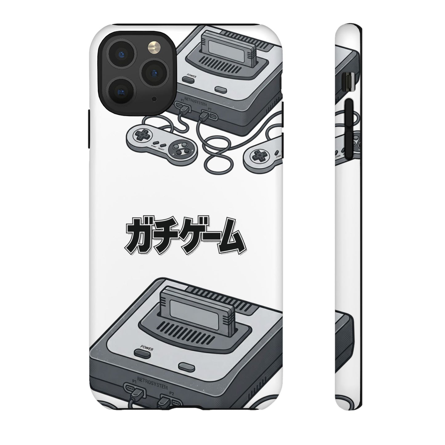 Retro Console Phone Case — Japanese "ガチゲーム" Gamer Design