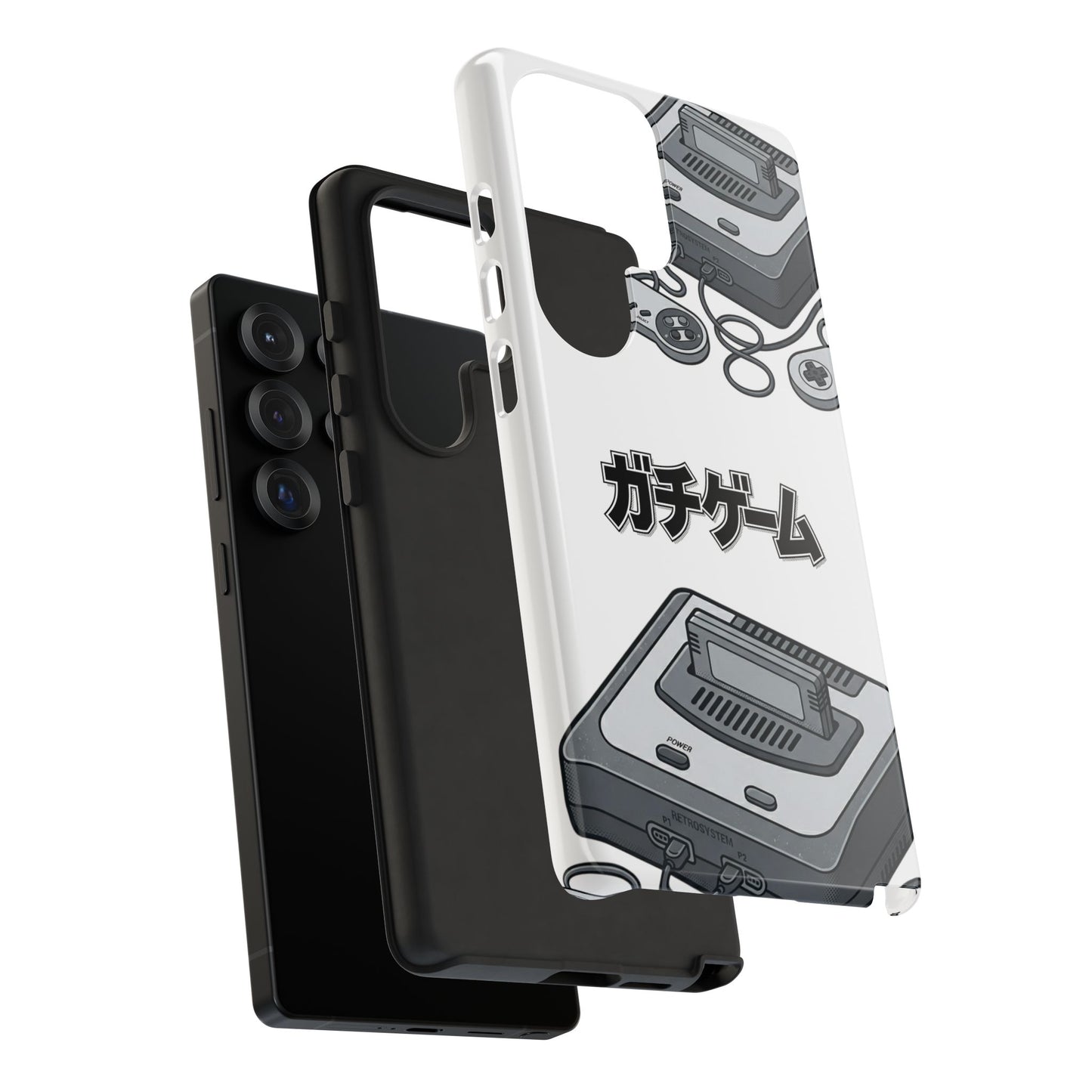 Retro Console Phone Case — Japanese "ガチゲーム" Gamer Design