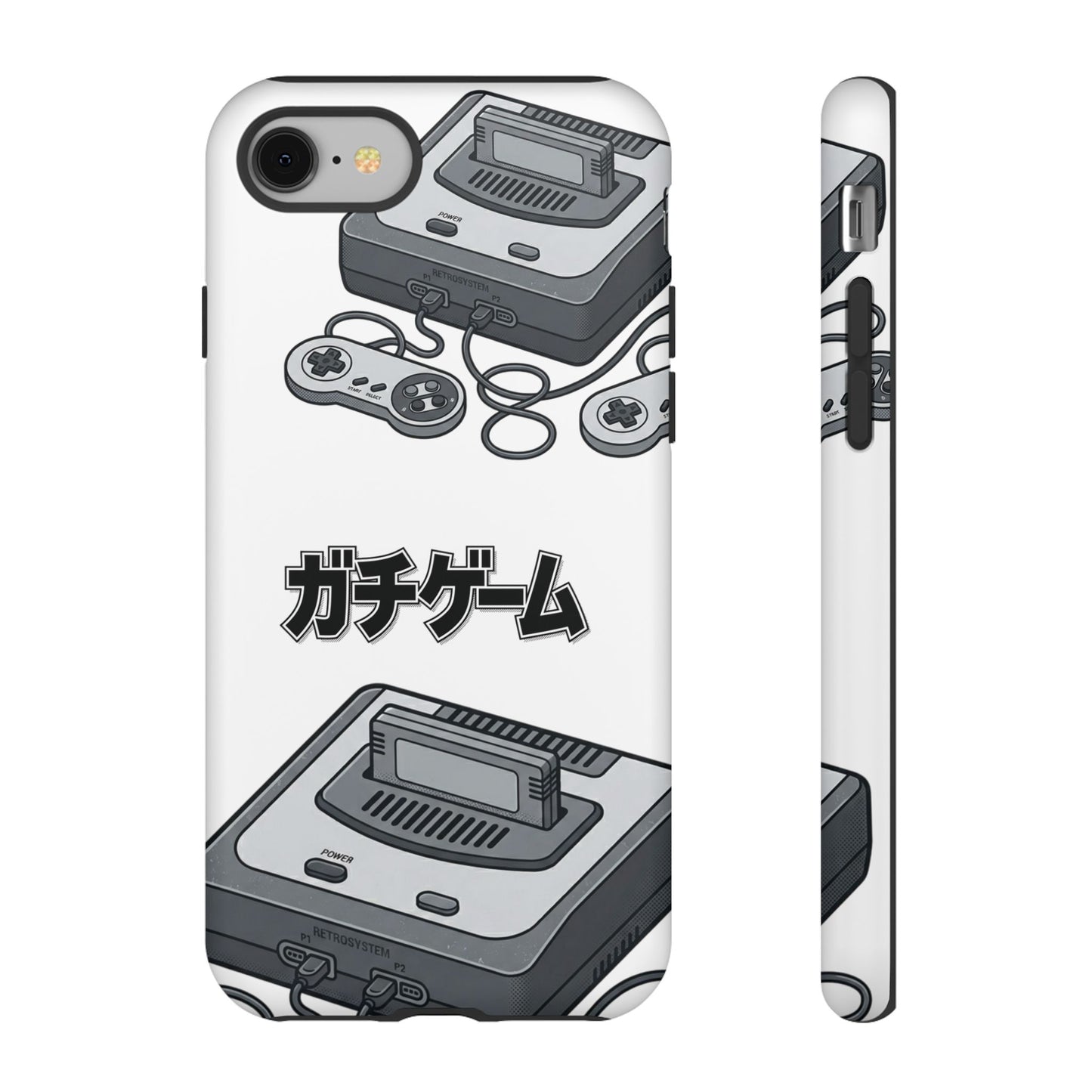 Retro Console Phone Case — Japanese "ガチゲーム" Gamer Design