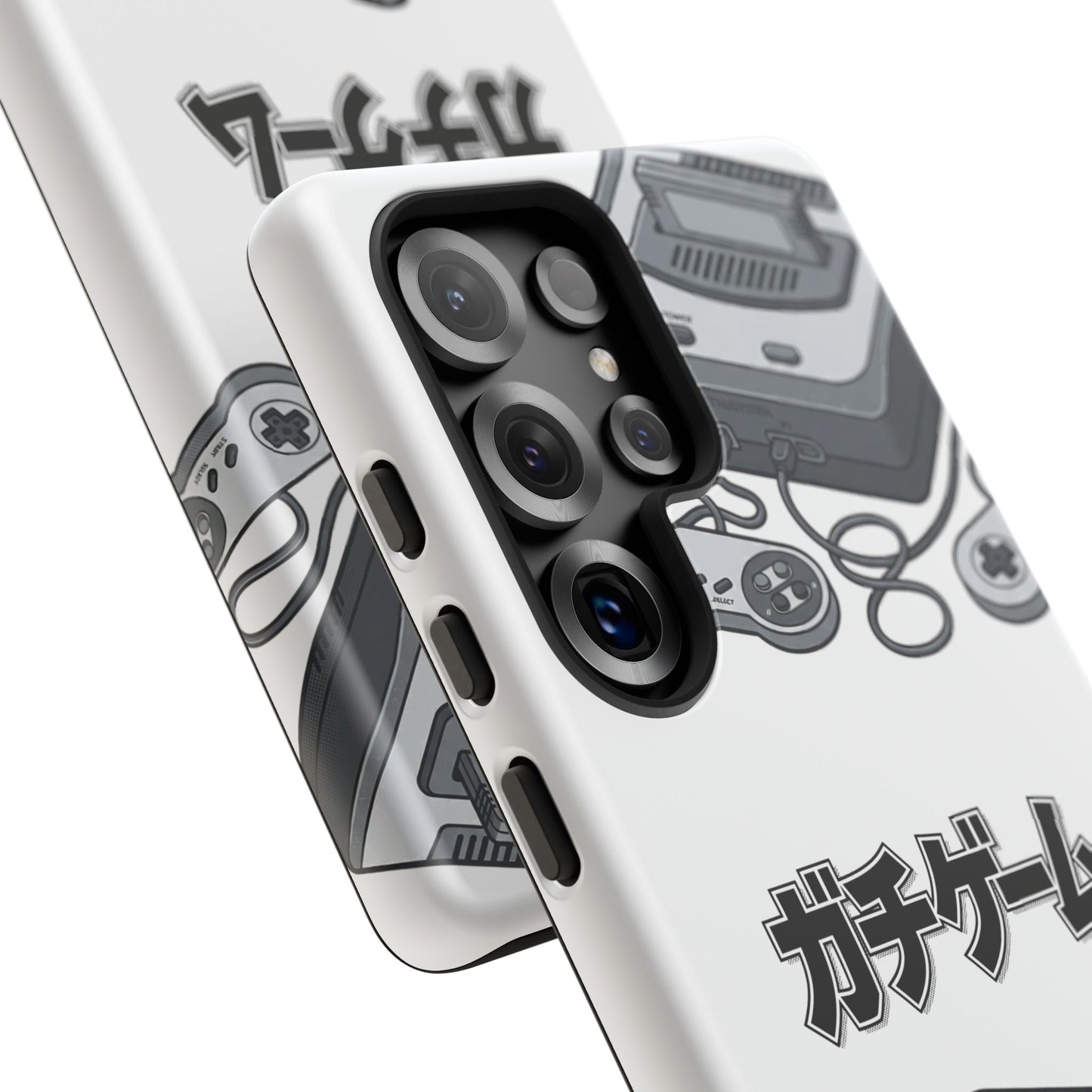 Retro Console Phone Case — Japanese "ガチゲーム" Gamer Design
