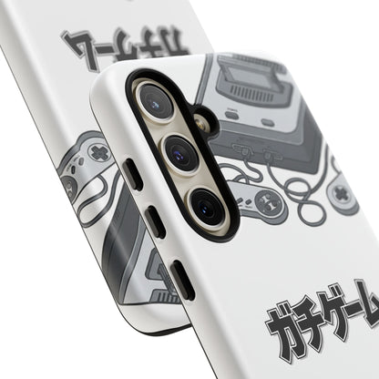 Retro Console Phone Case — Japanese "ガチゲーム" Gamer Design