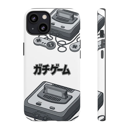 Retro Console Phone Case — Japanese "ガチゲーム" Gamer Design