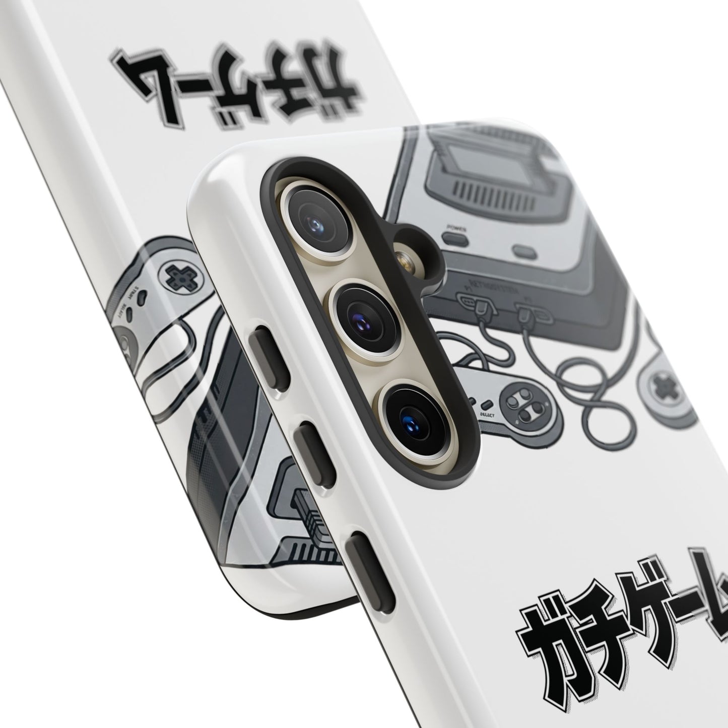Retro Console Phone Case — Japanese "ガチゲーム" Gamer Design