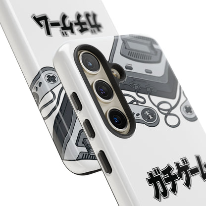 Retro Console Phone Case — Japanese "ガチゲーム" Gamer Design