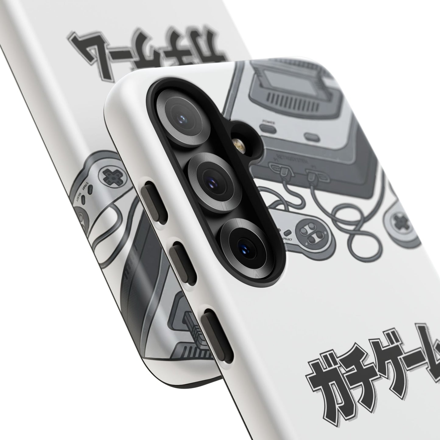 Retro Console Phone Case — Japanese "ガチゲーム" Gamer Design