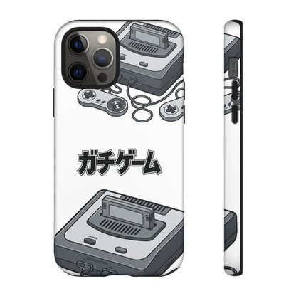 Retro Console Phone Case — Japanese "ガチゲーム" Gamer Design
