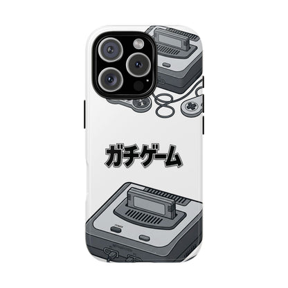 Retro Console Phone Case — Japanese "ガチゲーム" Gamer Design