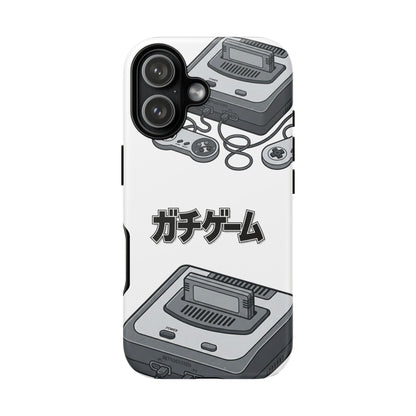 Retro Console Phone Case — Japanese "ガチゲーム" Gamer Design