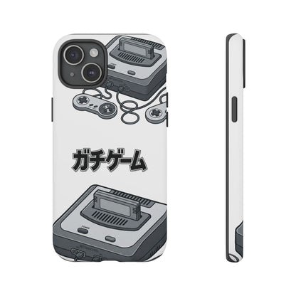Retro Console Phone Case — Japanese "ガチゲーム" Gamer Design