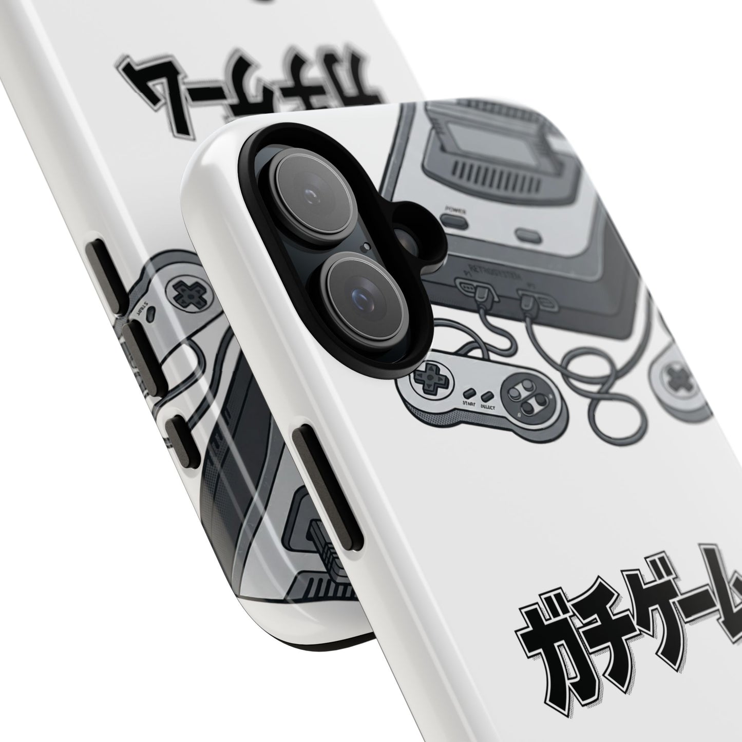 Retro Console Phone Case — Japanese "ガチゲーム" Gamer Design