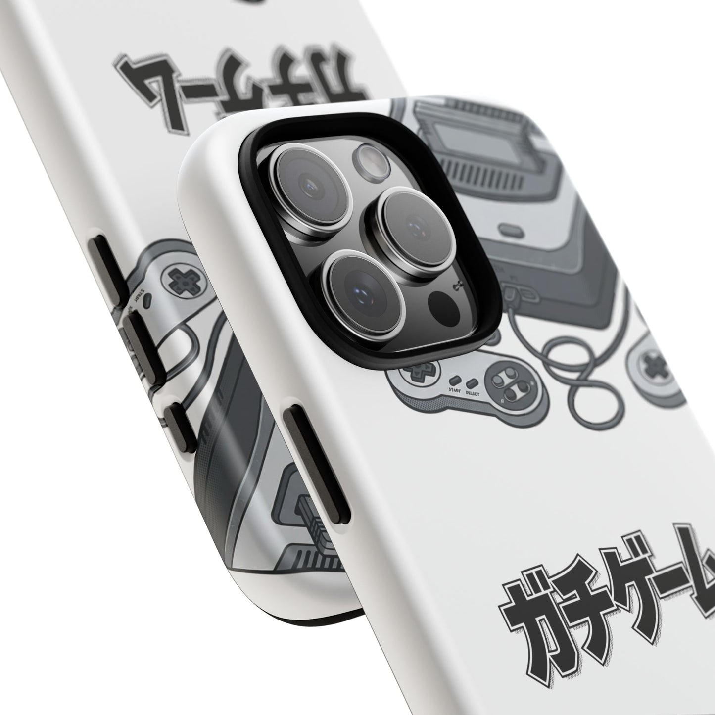 Retro Console Phone Case — Japanese "ガチゲーム" Gamer Design