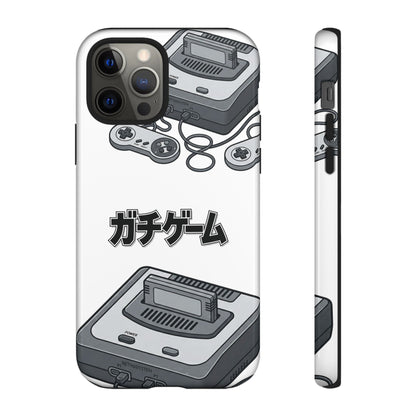Retro Console Phone Case — Japanese "ガチゲーム" Gamer Design