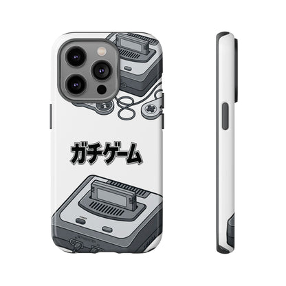 Retro Console Phone Case — Japanese "ガチゲーム" Gamer Design