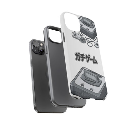 Retro Console Phone Case — Japanese "ガチゲーム" Gamer Design