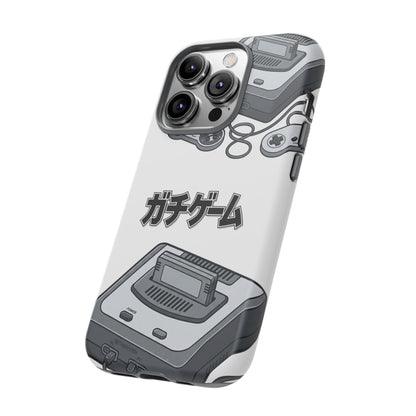 Retro Console Phone Case — Japanese "ガチゲーム" Gamer Design