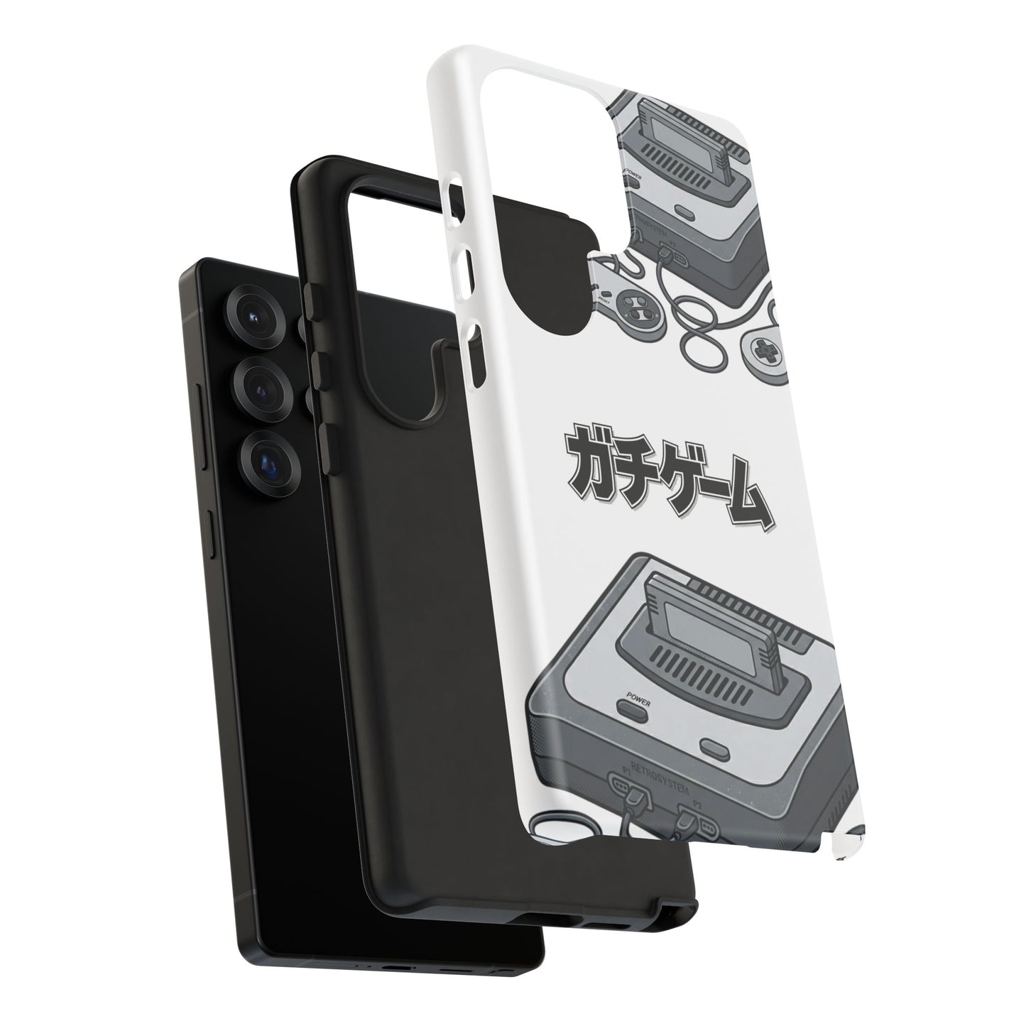 Retro Console Phone Case — Japanese "ガチゲーム" Gamer Design