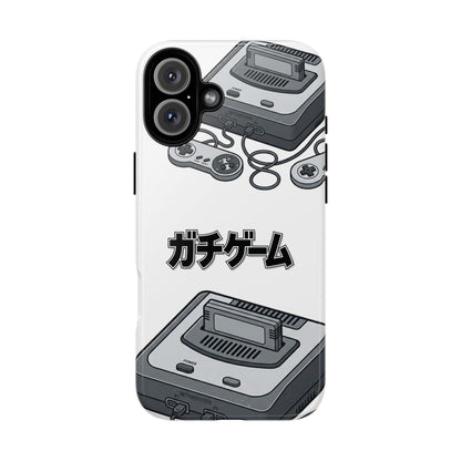 Retro Console Phone Case — Japanese "ガチゲーム" Gamer Design