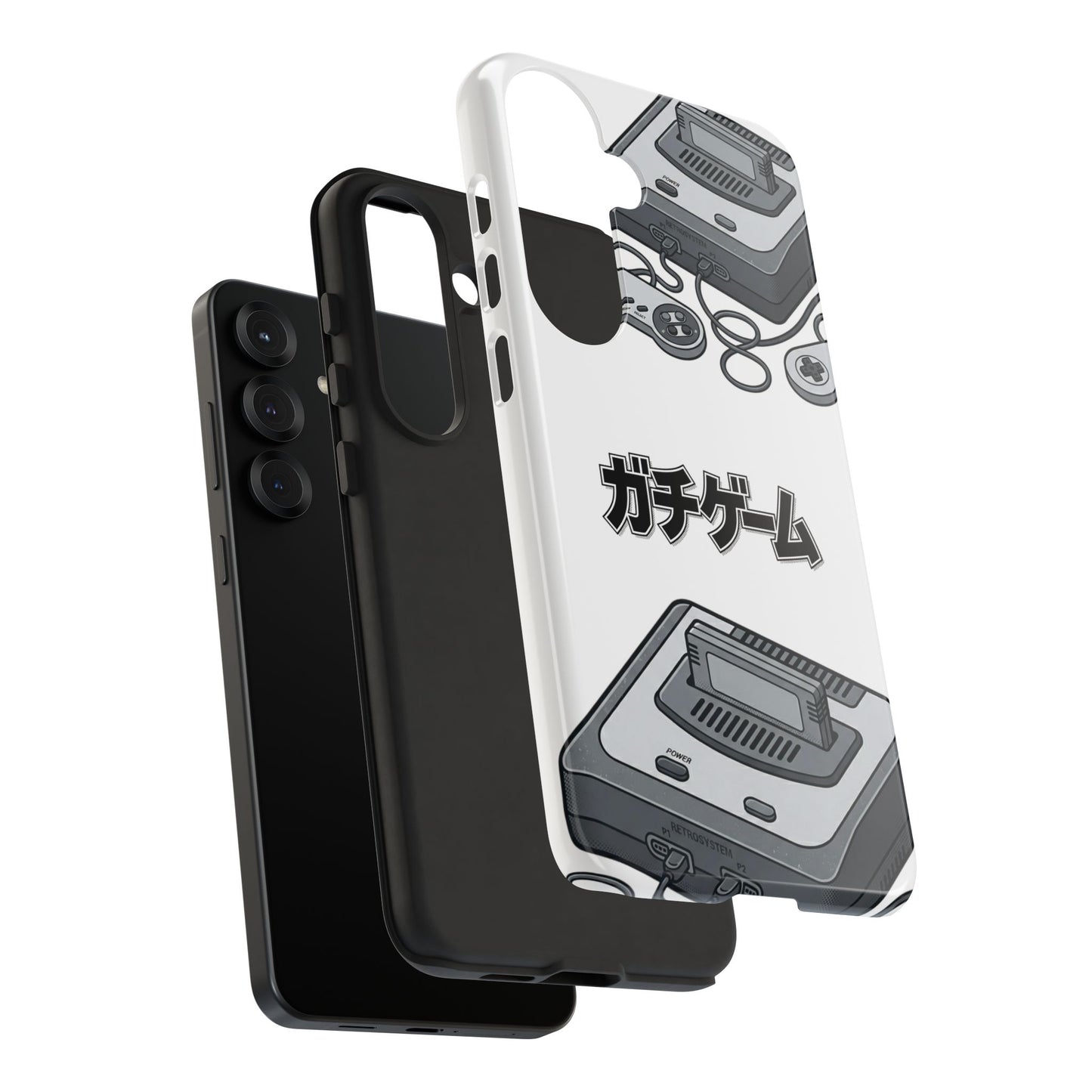 Retro Console Phone Case — Japanese "ガチゲーム" Gamer Design