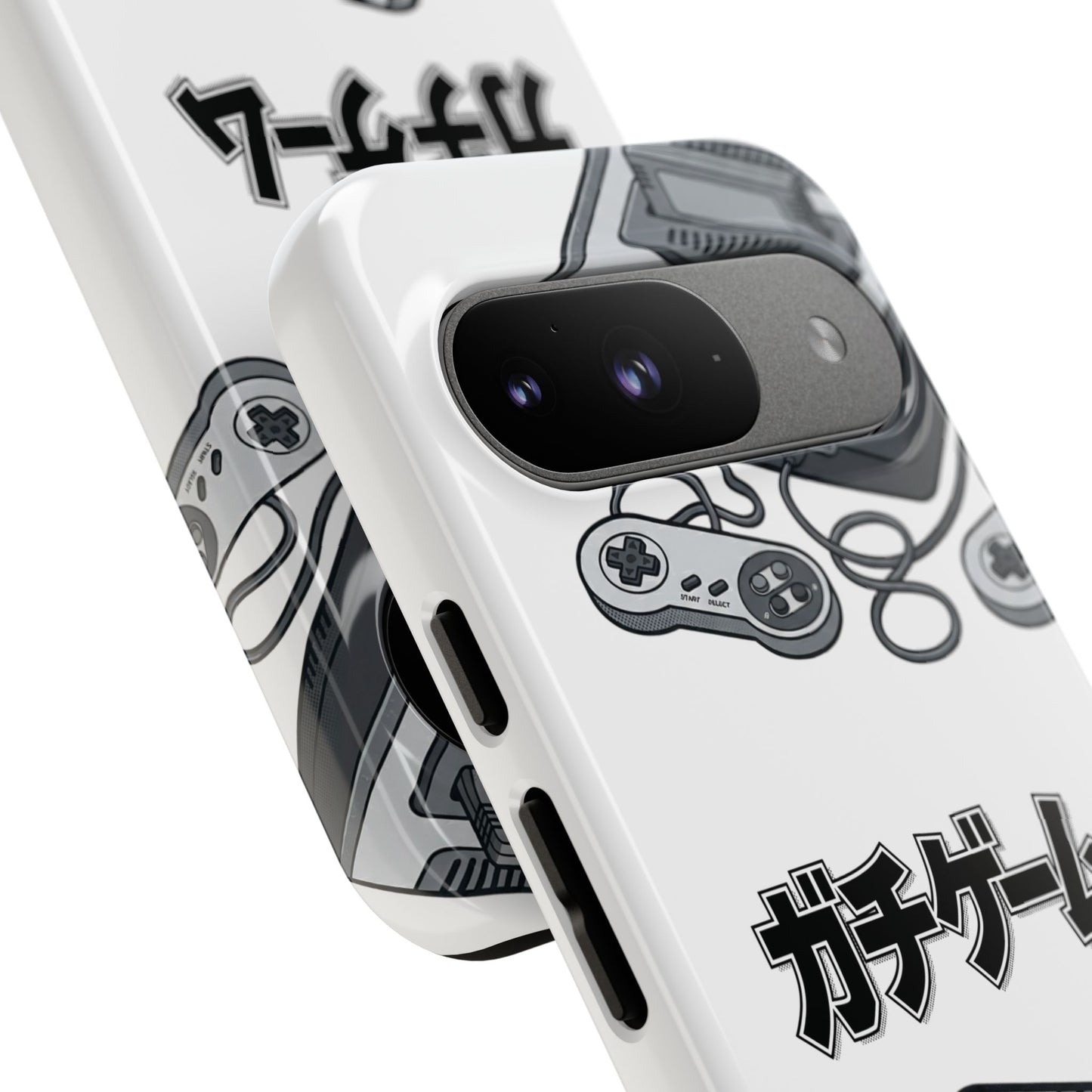 Retro Console Phone Case — Japanese "ガチゲーム" Gamer Design
