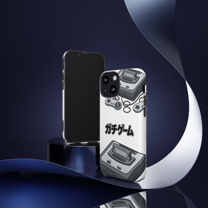 Retro Console Phone Case — Japanese "ガチゲーム" Gamer Design