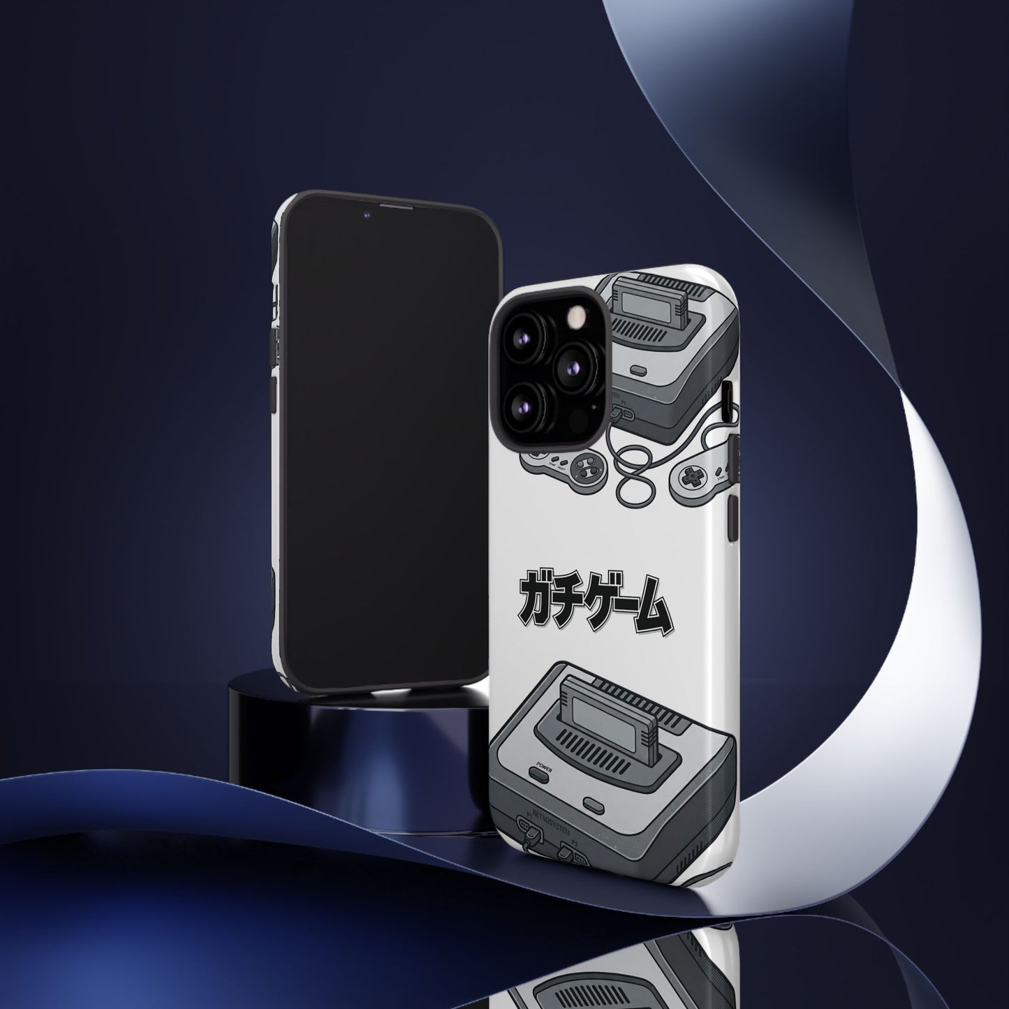 Retro Console Phone Case — Japanese "ガチゲーム" Gamer Design