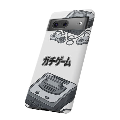 Retro Console Phone Case — Japanese "ガチゲーム" Gamer Design