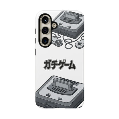 Retro Console Phone Case — Japanese "ガチゲーム" Gamer Design