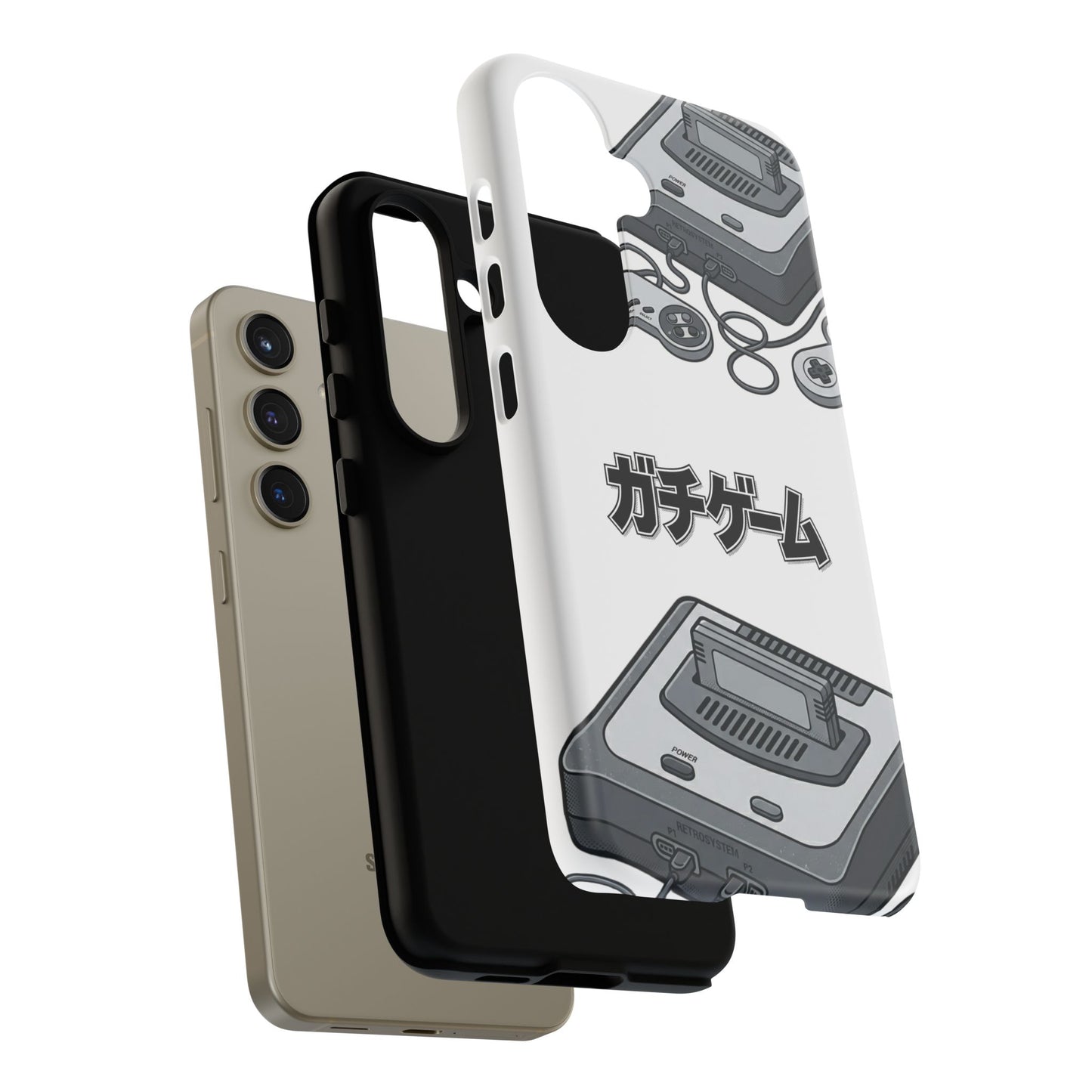 Retro Console Phone Case — Japanese "ガチゲーム" Gamer Design