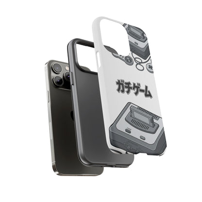 Retro Console Phone Case — Japanese "ガチゲーム" Gamer Design