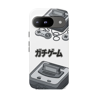 Retro Console Phone Case — Japanese "ガチゲーム" Gamer Design