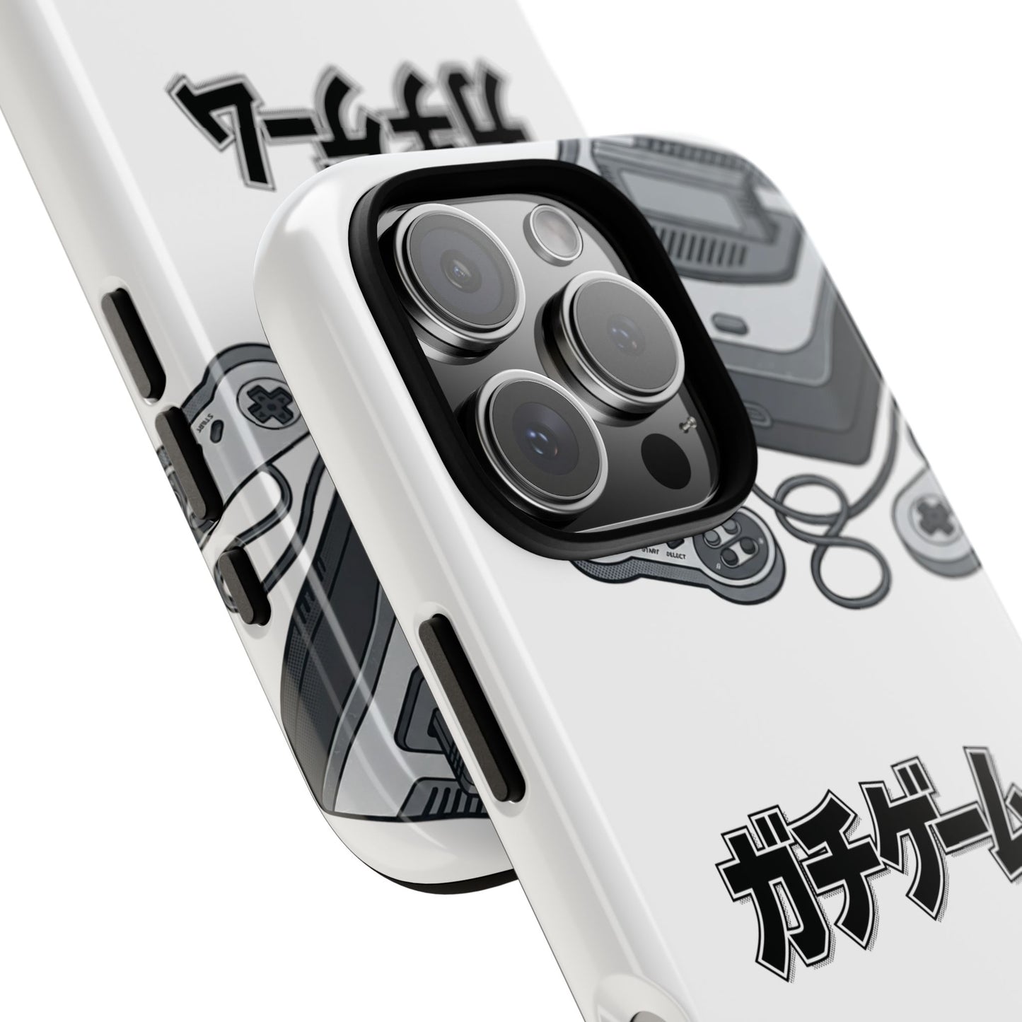Retro Console Phone Case — Japanese "ガチゲーム" Gamer Design