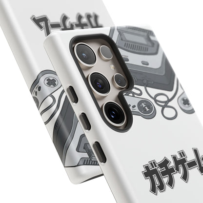 Retro Console Phone Case — Japanese "ガチゲーム" Gamer Design
