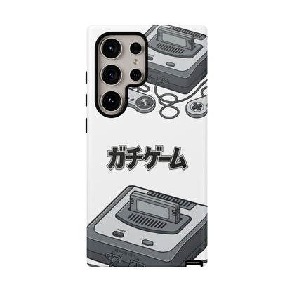 Retro Console Phone Case — Japanese "ガチゲーム" Gamer Design