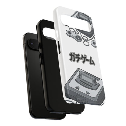 Retro Console Phone Case — Japanese "ガチゲーム" Gamer Design