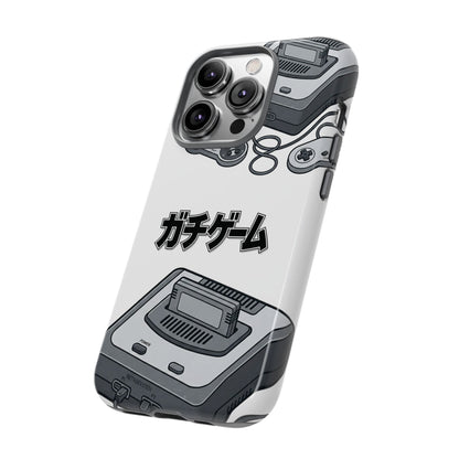 Retro Console Phone Case — Japanese "ガチゲーム" Gamer Design
