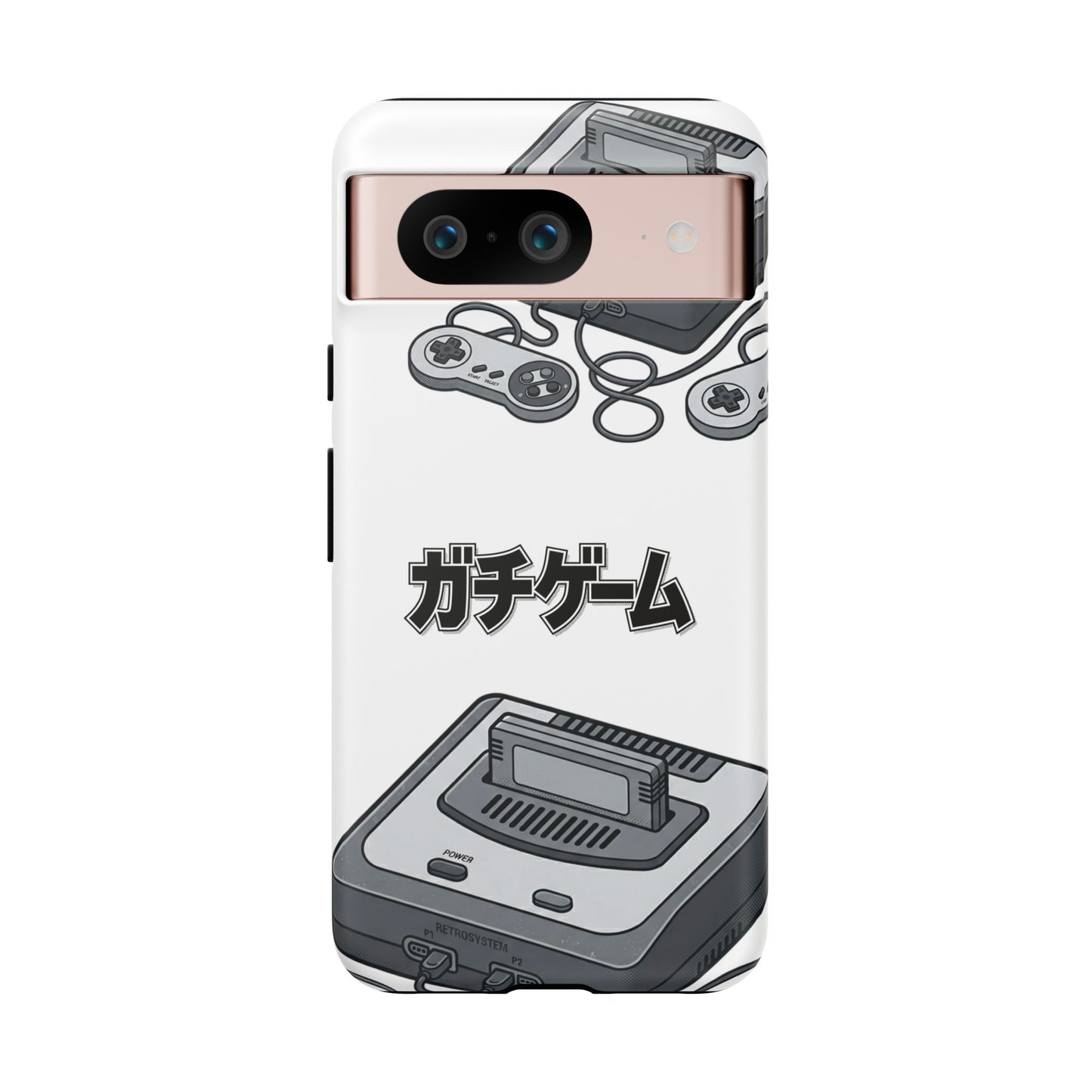 Retro Console Phone Case — Japanese "ガチゲーム" Gamer Design