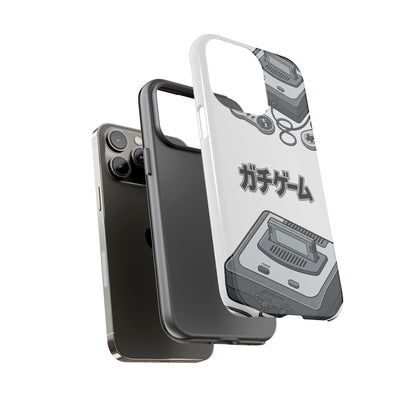 Retro Console Phone Case — Japanese "ガチゲーム" Gamer Design