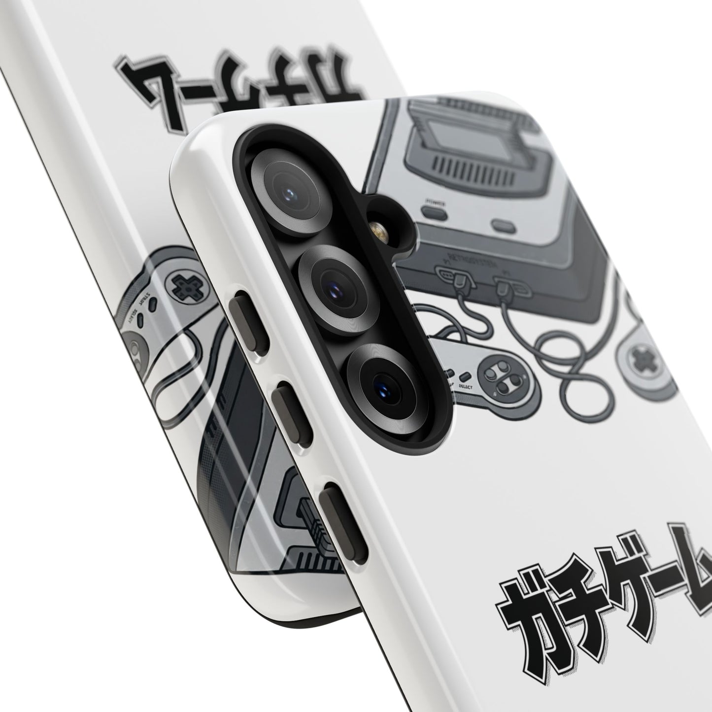 Retro Console Phone Case — Japanese "ガチゲーム" Gamer Design