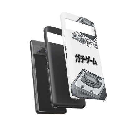 Retro Console Phone Case — Japanese "ガチゲーム" Gamer Design