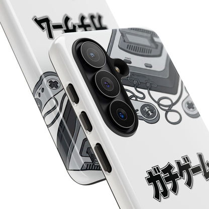 Retro Console Phone Case — Japanese "ガチゲーム" Gamer Design
