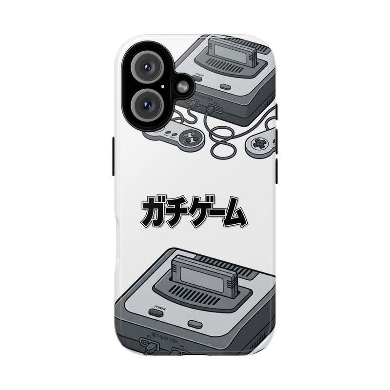 Retro Console Phone Case — Japanese "ガチゲーム" Gamer Design