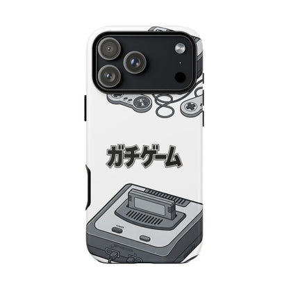 Retro Console Phone Case — Japanese "ガチゲーム" Gamer Design
