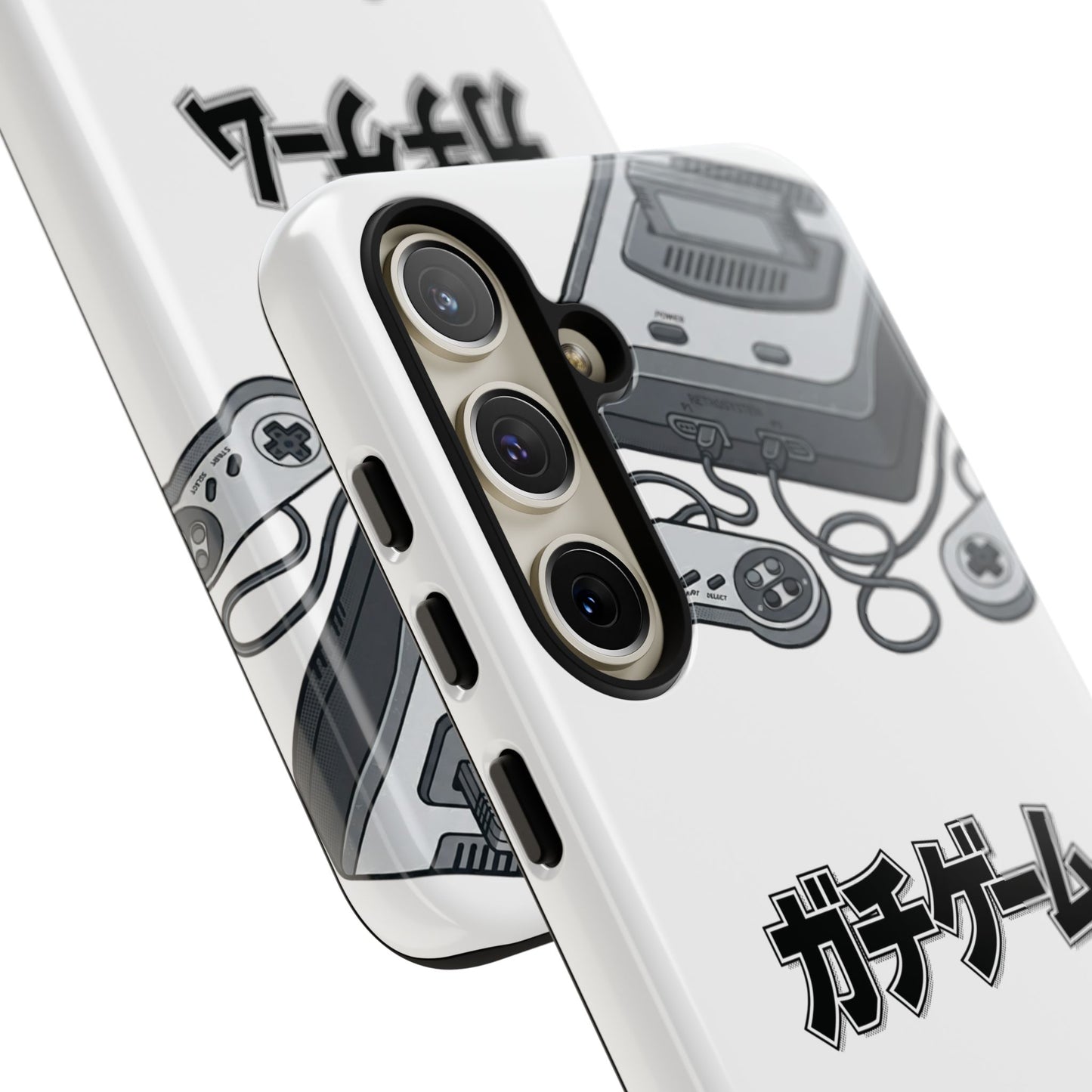 Retro Console Phone Case — Japanese "ガチゲーム" Gamer Design