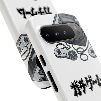 Retro Console Phone Case — Japanese "ガチゲーム" Gamer Design