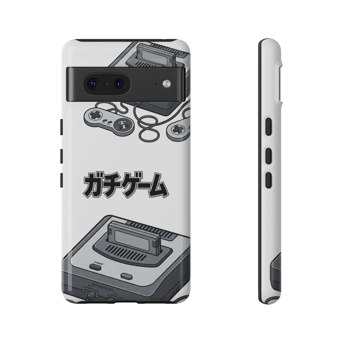 Retro Console Phone Case — Japanese "ガチゲーム" Gamer Design