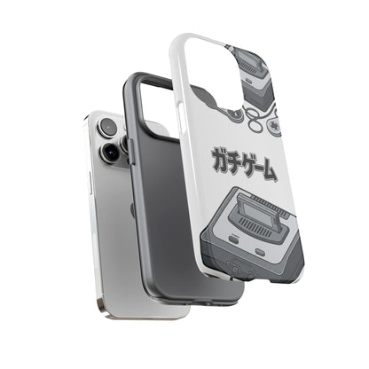 Retro Console Phone Case — Japanese "ガチゲーム" Gamer Design