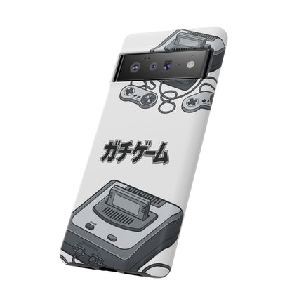 Retro Console Phone Case — Japanese "ガチゲーム" Gamer Design