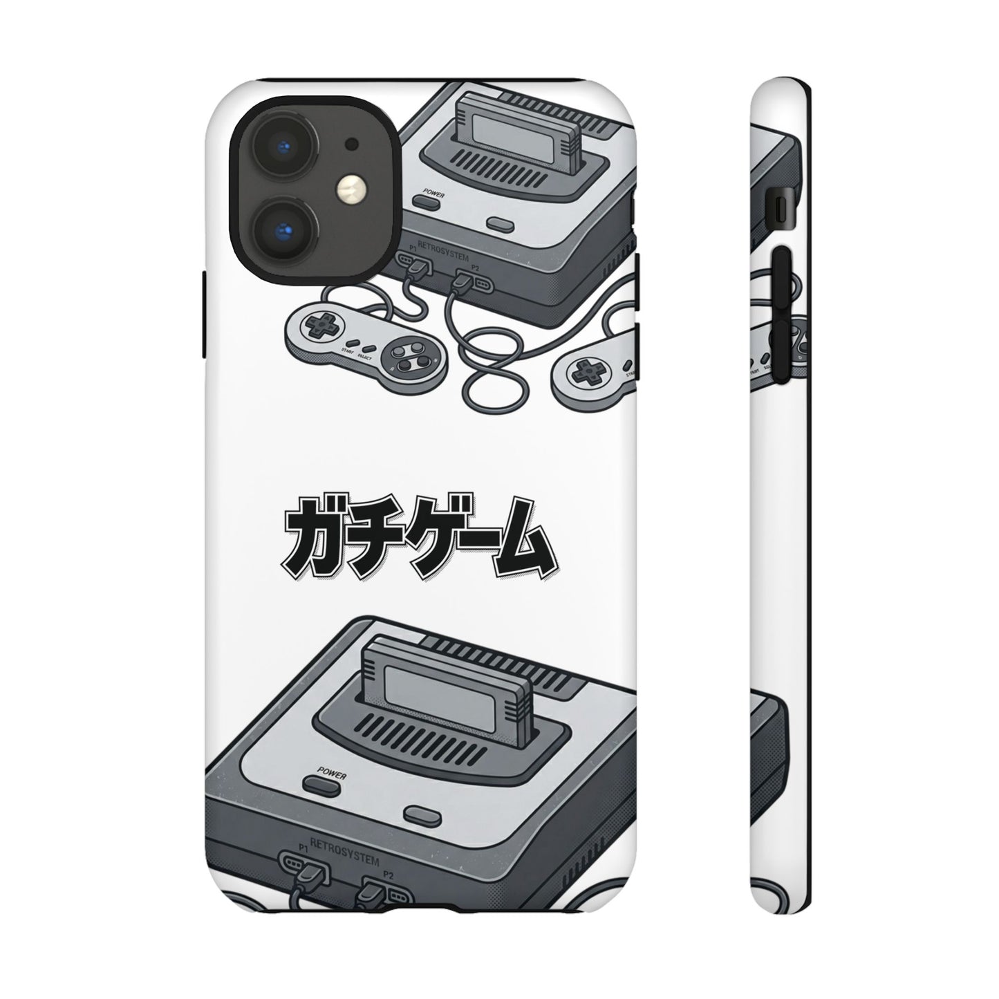 Retro Console Phone Case — Japanese "ガチゲーム" Gamer Design