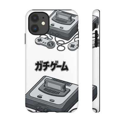 Retro Console Phone Case — Japanese "ガチゲーム" Gamer Design